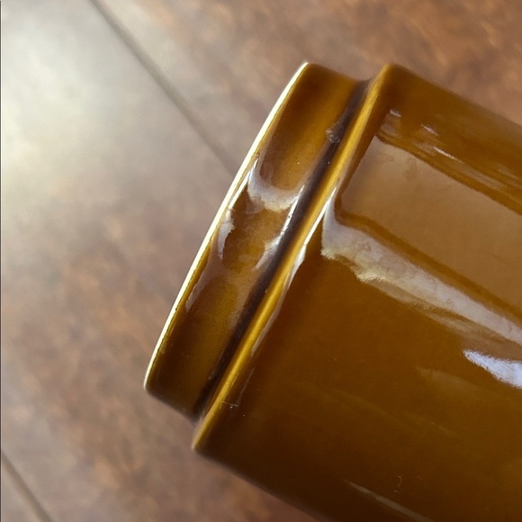 Vintage Classic Brown Mugs with Embossed “SUGAR” Handles, Set of Four - Picture 9 of 16